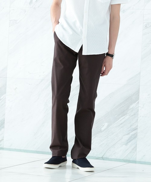 セール】◇【Sサイズ～】トップマルチヘリンボン ストライプパンツ