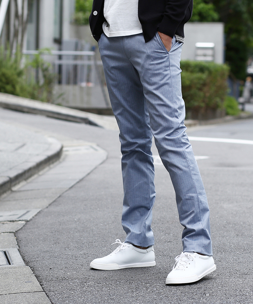 TAKEO KIKUCHI（タケオキクチ）の「◆【Sサイズ～】トップマルチヘリンボン ストライプパンツ（スラックス・メンズ・グレー/グレー系1/ブルー/グリーン/ベージュ/ブルー系1/ネイビー系6/グレー系2/ネイビー/ブラウン系1/チャコールグレー/ネイビー系7/ベージュ系/ブルー系/ネイビー系/グレー系5・02/03/04/01/00/05/06）」の12枚目の写真