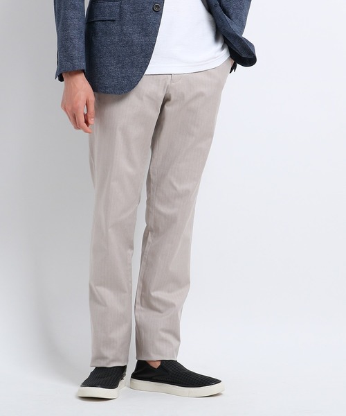 TAKEO KIKUCHI（タケオキクチ）の「◆【Sサイズ～】トップマルチヘリンボン ストライプパンツ（スラックス・メンズ・グレー/グレー系1/ブルー/グリーン/ベージュ/ブルー系1/ネイビー系6/グレー系2/ネイビー/ブラウン系1/チャコールグレー/ネイビー系7/ベージュ系/ブルー系/ネイビー系/グレー系5・02/03/04/01/00/05/06）」の9枚目の写真