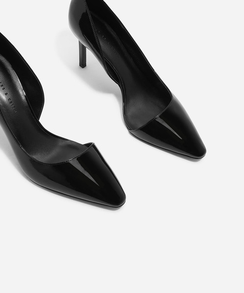 CHARLES & KEITH（チャールズ & キース）の「ポインテッドトゥドルセイパンプス / POINTED TOE D'ORSAY PUMPS（パンプス・レディース・ブラック/グリーン/ピンク/ブルー・23.5cm/23cm/22.5cm/24.5cm/25cm）」の13枚目の写真