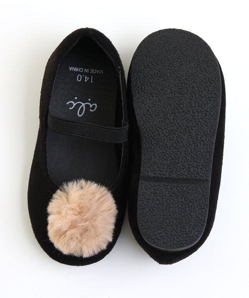 apres les cours（アプレレクール）の「pom pon ストラップシューズ（その他シューズ・キッズ・ブラック/キャメル/ワインレッド・16/19/15 /17/14/20/18）」の9枚目の写真