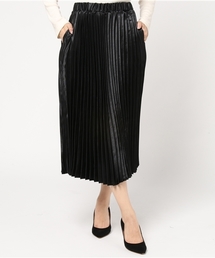 PUNYUS | サテンプリーツスカート(スカート)