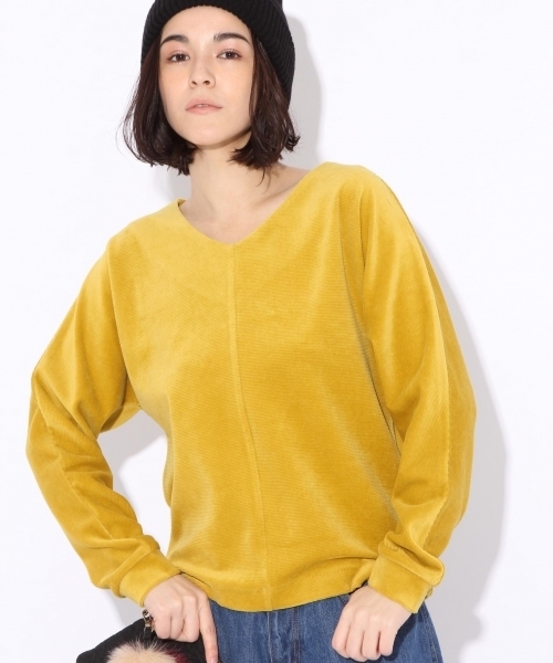 niko and...(ニコアンド)の「カットコールドルマンプルオーバー(Tシャツ/カットソー・レディース・ベージュ/ピンク/ネイビー/クリーム/ライトグリーン/イエロー・LARGE/MEDIUM)」の5枚目の写真