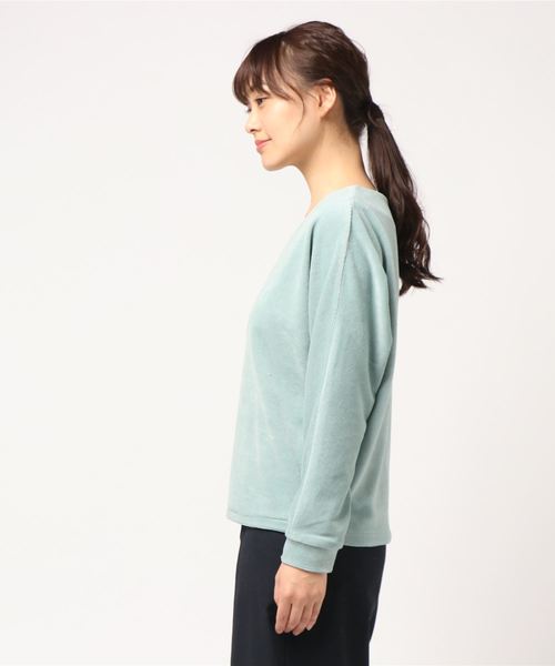 niko and...(ニコアンド)の「カットコールドルマンプルオーバー(Tシャツ/カットソー・レディース・ベージュ/ピンク/ネイビー/クリーム/ライトグリーン/イエロー・LARGE/MEDIUM)」の10枚目の写真