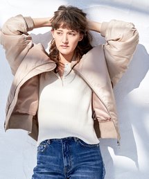 CIAOPANIC | コットンシルクヘンリーネックプルオーバー(ニット/セーター)