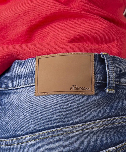 #Re:room（リルーム）の「ヴィンテージクラッシュカットスキニーデニム（デニムパンツ・メンズ・ダークブルー/ブルー・MEDIUM/LARGE）」の17枚目の写真