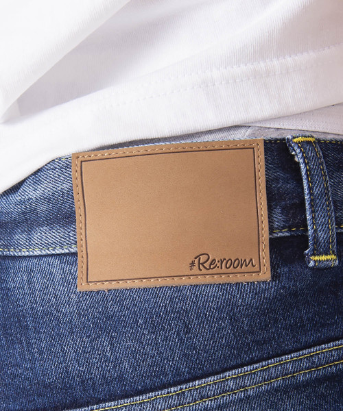 #Re:room（リルーム）の「ヴィンテージクラッシュカットスキニーデニム（デニムパンツ・メンズ・ダークブルー/ブルー・MEDIUM/LARGE）」の6枚目の写真