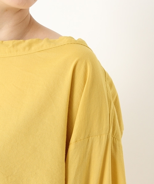 niko and...（ニコアンド）の「ボートネックブラウス（シャツ/ブラウス・レディース・ライトブルー/グリーン/イエロー・MEDIUM/LARGE）」の6枚目の写真