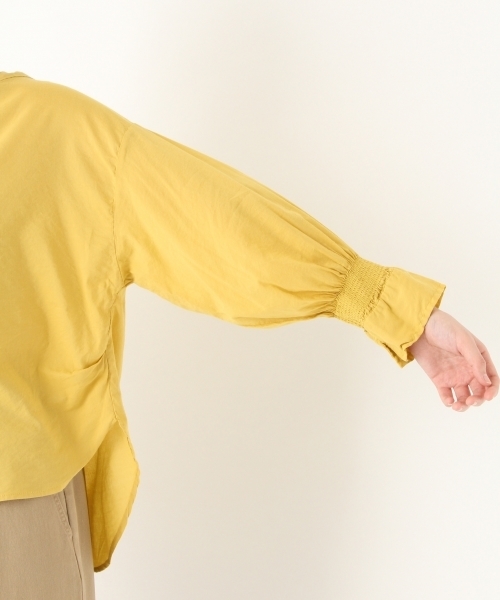 niko and...（ニコアンド）の「ボートネックブラウス（シャツ/ブラウス・レディース・ライトブルー/グリーン/イエロー・MEDIUM/LARGE）」の7枚目の写真