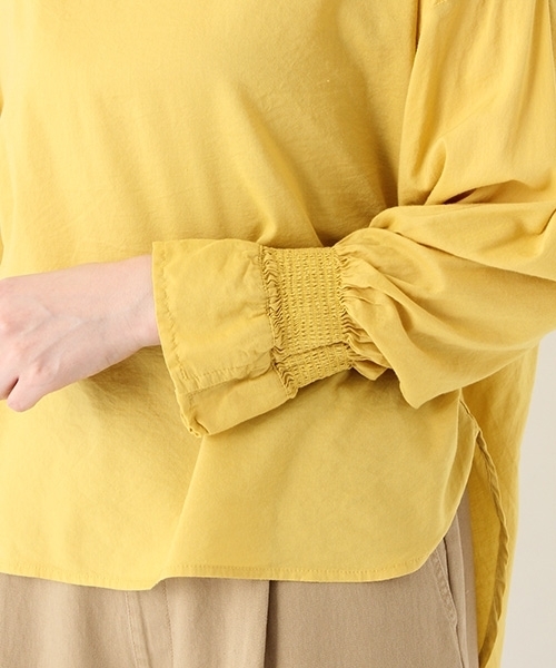 niko and...（ニコアンド）の「ボートネックブラウス（シャツ/ブラウス・レディース・ライトブルー/グリーン/イエロー・MEDIUM/LARGE）」の11枚目の写真