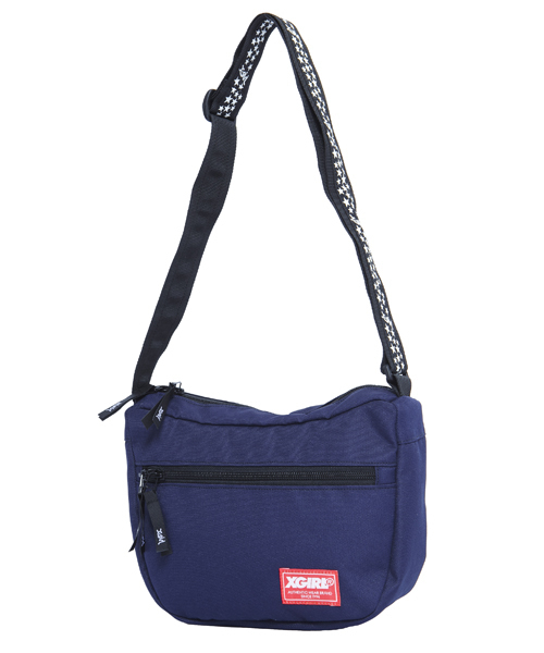 X-girl（エックスガール）の「BREEZE SHOULDER BAG（ショルダーバッグ・レディース・ブラック/イエロー/ブルー/ネイビー・ONE SIZE）」の6枚目の写真