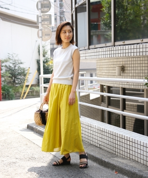 laboratory work（ラボラトリーワーク）の「ラメノースリプルオーバー（ニット/セーター・レディース・ホワイト/ブラック/オレンジ/ブラウン・MEDIUM）」の10枚目の写真