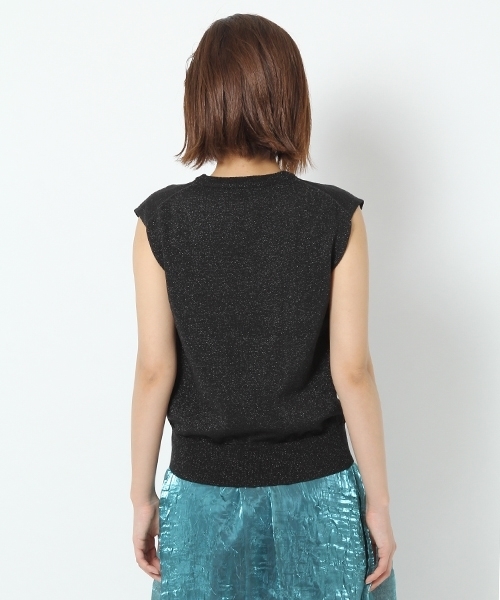 laboratory work（ラボラトリーワーク）の「ラメノースリプルオーバー（ニット/セーター・レディース・ホワイト/ブラック/オレンジ/ブラウン・MEDIUM）」の14枚目の写真