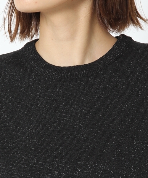 laboratory work（ラボラトリーワーク）の「ラメノースリプルオーバー（ニット/セーター・レディース・ホワイト/ブラック/オレンジ/ブラウン・MEDIUM）」の6枚目の写真