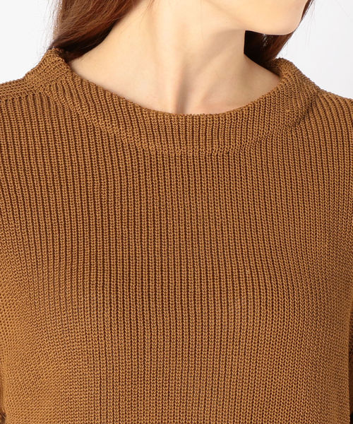SHIPS（シップス）の「PrimaryNavyLabel:フリンジニット（ニット/セーター・レディース・ブラウン/オフホワイト・ONE SIZE）」の7枚目の写真