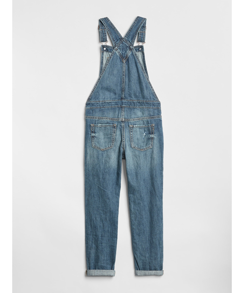 セール】ダメージ加工オーバーオール（サロペット