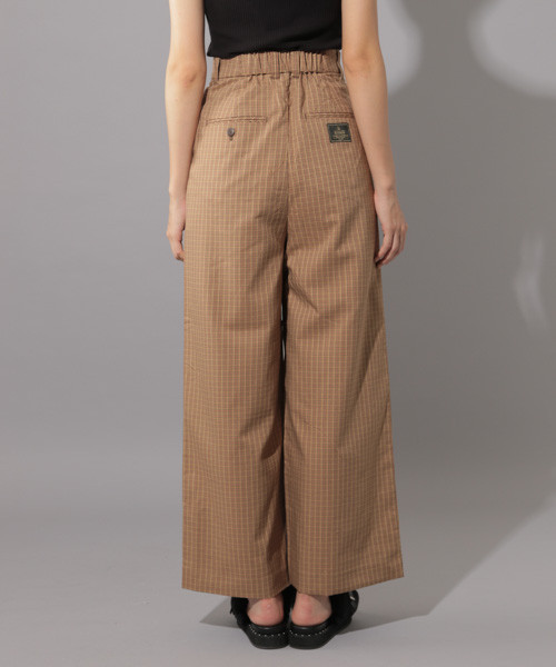 PAGEBOY(ページボーイ)の「サキゾメチェックワイドパンツ(その他パンツ・レディース・ブラウン/グレー・SMALL/MEDIUM)」の9枚目の写真
