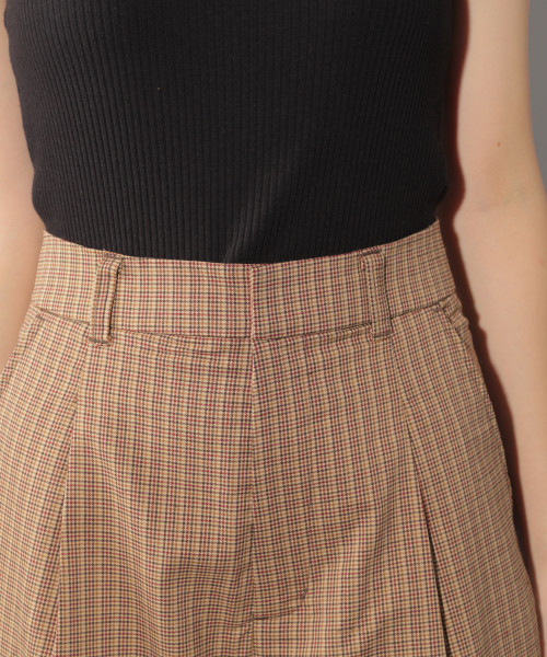 PAGEBOY(ページボーイ)の「サキゾメチェックワイドパンツ(その他パンツ・レディース・ブラウン/グレー・SMALL/MEDIUM)」の10枚目の写真