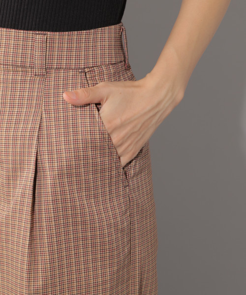 PAGEBOY(ページボーイ)の「サキゾメチェックワイドパンツ(その他パンツ・レディース・ブラウン/グレー・SMALL/MEDIUM)」の11枚目の写真