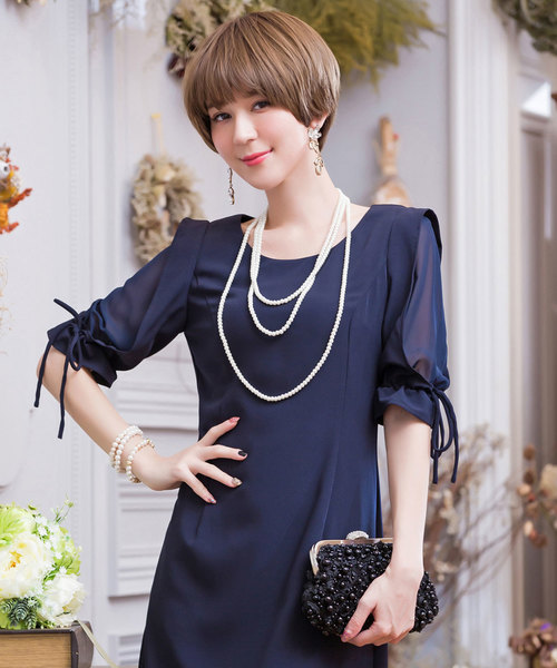 DRESS STAR（ドレス スター）の「フェイクパール3連ネックレス（ネックレス・レディース・ホワイト・フリー）」の5枚目の写真