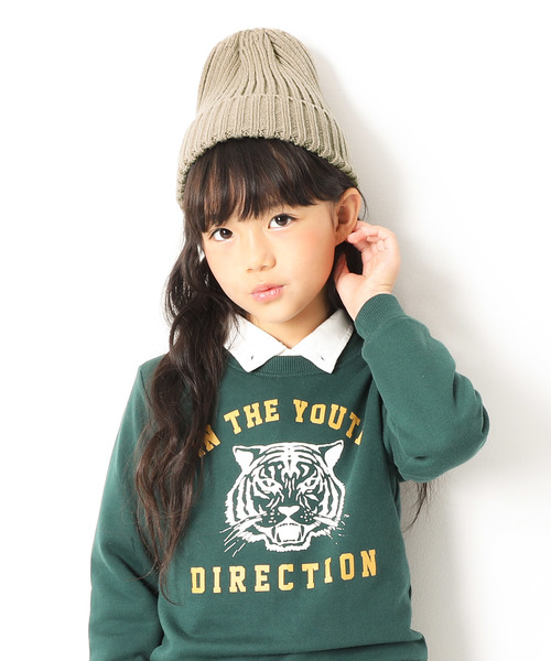 devirock（デビロック）の「無地ベーシックニット帽 ニットキャップ（ニットキャップ/ビーニー・キッズ・ベージュ/杢グレー/ワイン/ブラック/ネイビー/イエロー系その他・ONE SIZE）」の3枚目の写真