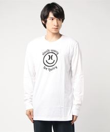 BE HURELY LONG SLEEVE TEE/ハーレー 長袖 ロゴ ロンT スマイル