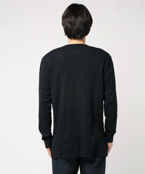 Hurley (ハーレー)の「BE HURELY LONG SLEEVE TEE/ハーレー 長袖 ロゴ ロンT スマイル(Tシャツ/カットソー・メンズ・グレー/ホワイト/ブラック・X-LARGE/SMALL/MEDIUM/LARGE)」の4枚目の写真