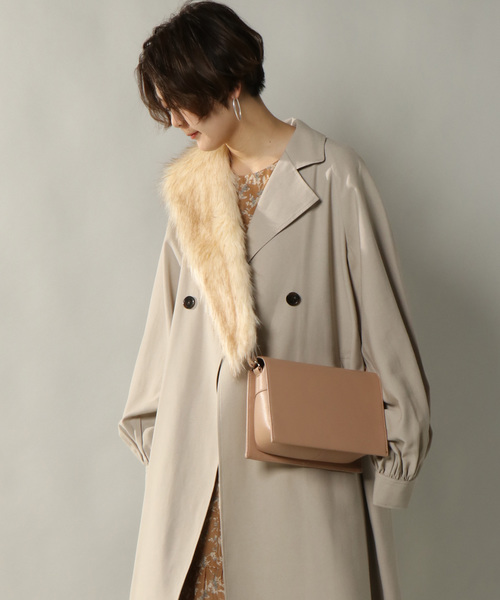 Laugoa（ラウゴア）の「【LAUGOA/ラウゴア】Mine 2wayショルダーバッグ（ショルダーバッグ・レディース・ブラック/ベージュ/グレー/その他1・ONESIZE）」の4枚目の写真