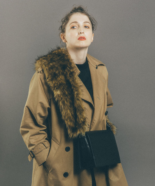 Laugoa（ラウゴア）の「【LAUGOA/ラウゴア】Mine 2wayショルダーバッグ（ショルダーバッグ・レディース・ブラック/ベージュ/グレー/その他1・ONESIZE）」の2枚目の写真