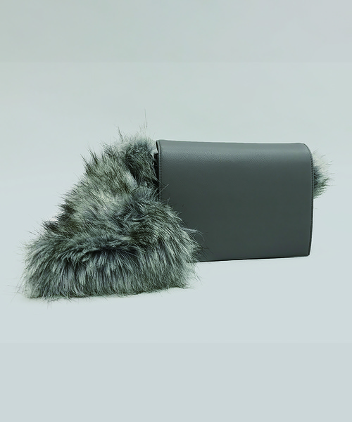 Laugoa（ラウゴア）の「【LAUGOA/ラウゴア】Mine 2wayショルダーバッグ（ショルダーバッグ・レディース・ブラック/ベージュ/グレー/その他1・ONESIZE）」の12枚目の写真