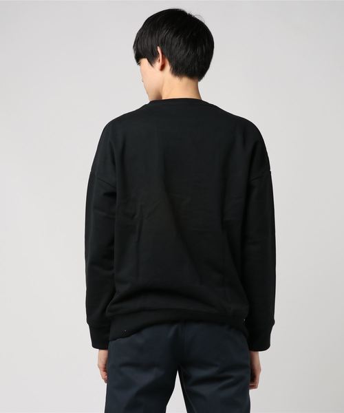 go slow caravan(ゴースローキャラバン)の「SLOPER/スローパー デカロゴBIGスウェット (M1)(スウェット・メンズ・ブラック/杢グレー・MEDIUM/LARGE)」の4枚目の写真