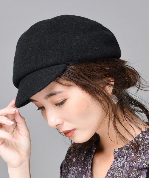 un dix cors（アンディコール）の「マリンキャップ（ハット・レディース・ブラック/ネイビー・FREE）」の4枚目の写真