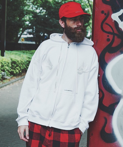 CHORD NUMBER EIGHT（コードナンバーエイト）の「BIG ZIP PARKA（パーカー・メンズ・ホワイト/ブラック・SMALL/MEDIUM/LARGE）」の10枚目の写真