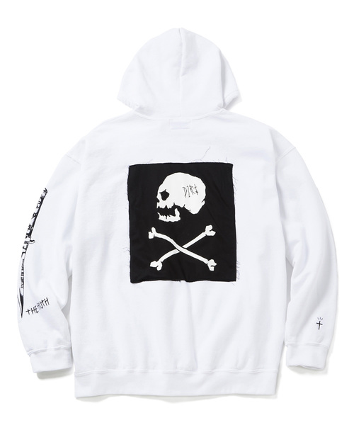 CHORD NUMBER EIGHT（コードナンバーエイト）の「BIG ZIP PARKA（パーカー・メンズ・ホワイト/ブラック・SMALL/MEDIUM/LARGE）」の4枚目の写真