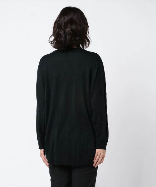 rps(アールピーエス)の「綿タッチドルマンニットチュニック(チュニック・レディース・オフホワイト/ブラック/ミント/ピンク/杢グレー・M)」の16枚目の写真