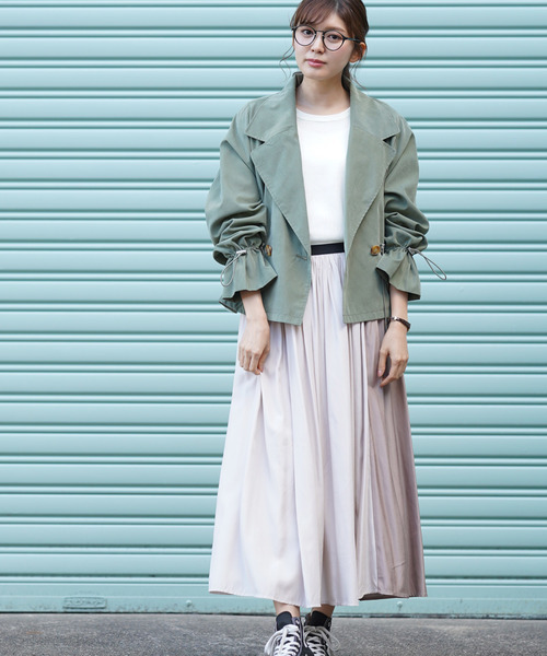 rps(アールピーエス)の「綿タッチドルマンニットチュニック(チュニック・レディース・オフホワイト/ブラック/ミント/ピンク/杢グレー・M)」の21枚目の写真