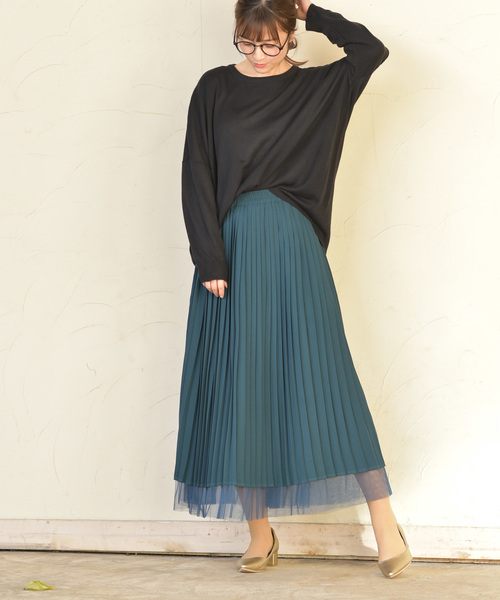 rps(アールピーエス)の「綿タッチドルマンニットチュニック(チュニック・レディース・オフホワイト/ブラック/ミント/ピンク/杢グレー・M)」の10枚目の写真