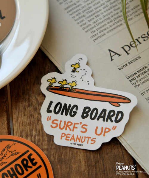 Vintage PEANUTS（ビンテージピーナッツ）の「スヌーピーステッカーマル（ステッカー/テープ・レディース・ブラウン/オレンジ/ホワイト/クリーム/その他1/その他2/その他4/その他3/その他5/その他6・0）」の6枚目の写真