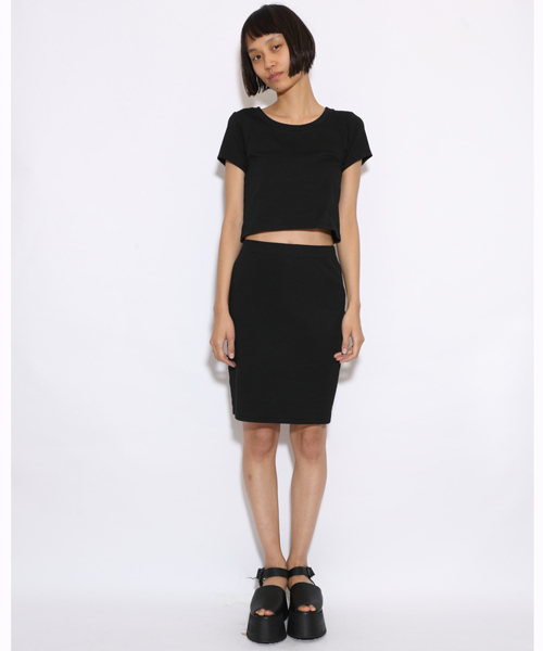 i（アイ）の「無地ピタT（Tシャツ/カットソー・レディース・ホワイト/ブラック・ﾌﾘ-）」の8枚目の写真