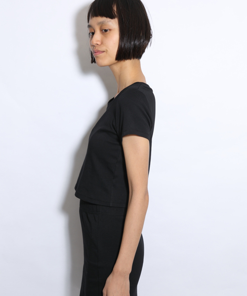 i（アイ）の「無地ピタT（Tシャツ/カットソー・レディース・ホワイト/ブラック・ﾌﾘ-）」の7枚目の写真