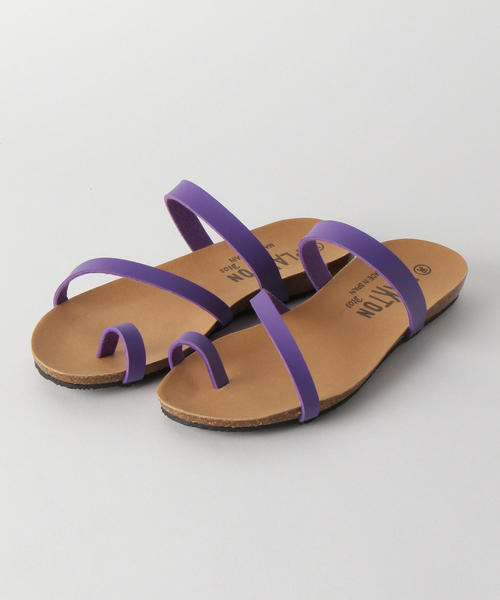 PLAKTON(プラクトン)の「<PLAKTON>カットワークサンダル ◆(サンダル・レディース・パープル/モカ/その他1・37/38/35/36)」の4枚目の写真