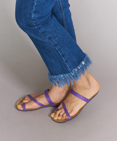 PLAKTON(プラクトン)の「<PLAKTON>カットワークサンダル ◆(サンダル・レディース・パープル/モカ/その他1・37/38/35/36)」の10枚目の写真