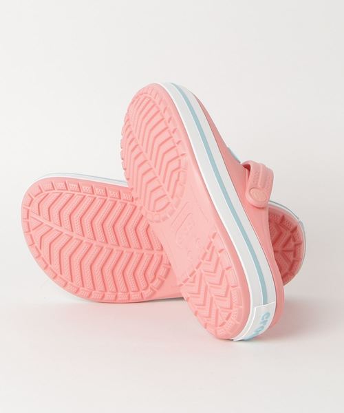 crocs(クロックス)の「crocs クロックス11016-7H5Crocband Melon/Ice Blue(サンダル・メンズ・オレンジ系その他・22.0cm/23.0cm/24.0cm/25.0cm)」の3枚目の写真