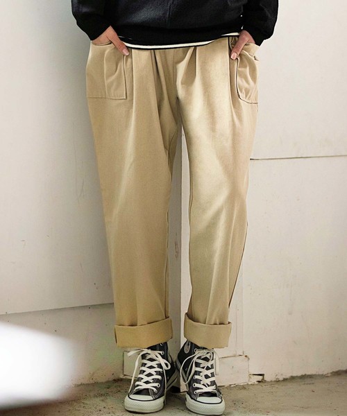 GeeRA(ジーラ)の「ポケット付サーカスパンツ(その他パンツ・レディース・ブラック/ベージュ/ブルー系その他・MEDIUM/LARGE/X-LARGE/XX-LARGE)」の1枚目の写真