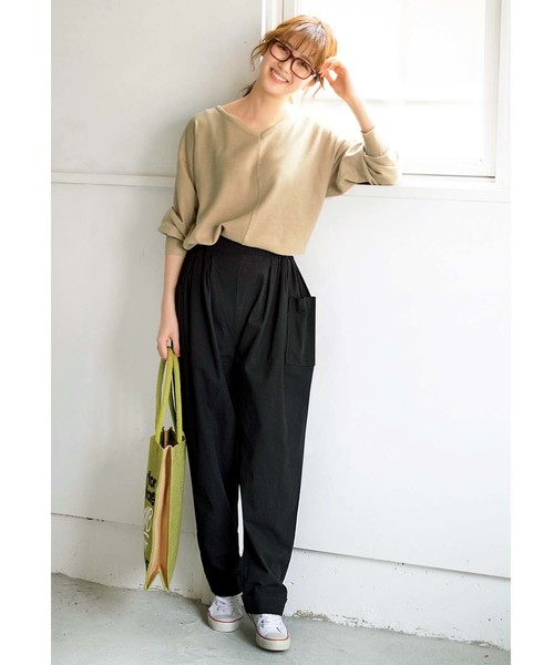 GeeRA(ジーラ)の「ポケット付サーカスパンツ(その他パンツ・レディース・ブラック/ベージュ/ブルー系その他・MEDIUM/LARGE/X-LARGE/XX-LARGE)」の8枚目の写真