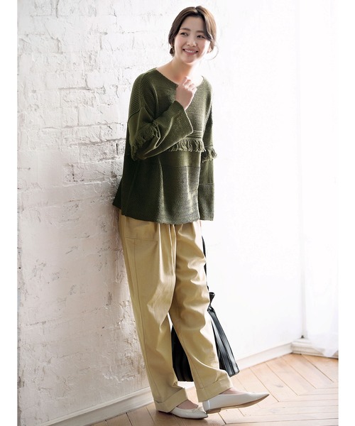 GeeRA(ジーラ)の「ポケット付サーカスパンツ(その他パンツ・レディース・ブラック/ベージュ/ブルー系その他・MEDIUM/LARGE/X-LARGE/XX-LARGE)」の10枚目の写真