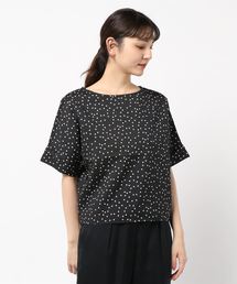 AMERICAN HOLIC | ドット袖折り返しドルマンブラウス(シャツ/ブラウス)