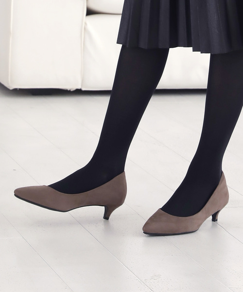 minky me!（ミンキーミー）の「ポインテッドトゥ5cmヒール走れるキレイめパンプス（パンプス・レディース・ブラック系その他2/ブラック系その他3/ブラック系その他/ベージュ系その他3/グレー系その他4/グレー系その他6/グレー系その他3/パイソン/ボルドー・21.5/22/22.5/23/23.5/24/24.5/25/25.5/26）」の6枚目の写真