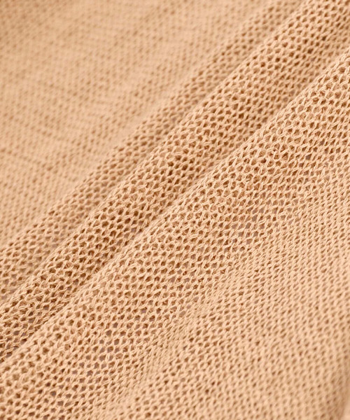 CLEA（クレア）の「シアー ニット ロンTEE（ニット/セーター・レディース・ブラック/ベージュ/アイボリー/ライトピンク/ホワイト・FREE）」の16枚目の写真