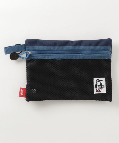 CHUMS(チャムス)の「Eco Flat Pouch S(A6)(ポーチ)」|ネイビー